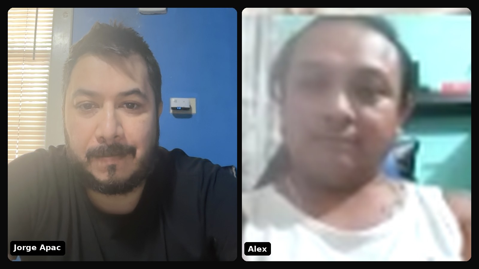Sesión de feedback uno a uno con un alumno